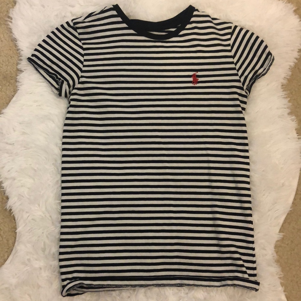X-Small Black and White Ralph Lauren shirt